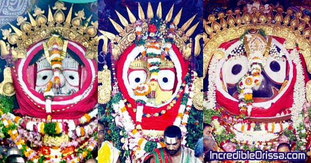 Suna Besha of Lord Jagannath 2015 photos from Puri