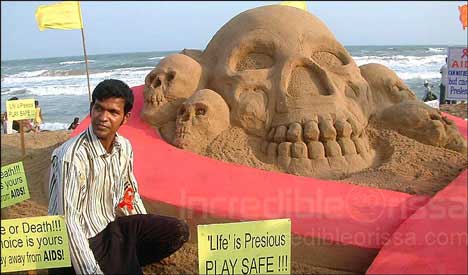 Sudarshan Patnaik Sand Sculpture Photos
