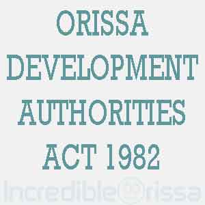 Orissa Development Authority Act 1982