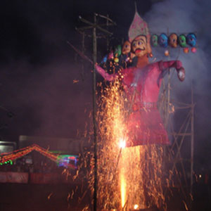 Ravan Podi celebrated at 13 places in Bhubaneswar