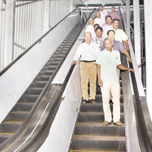 Escalator at Bhubaneswar railway station