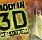 3D Narendra Modi in Odisha