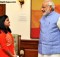 Ananya Sritam Nanda with Prime Minister Narendra Modi