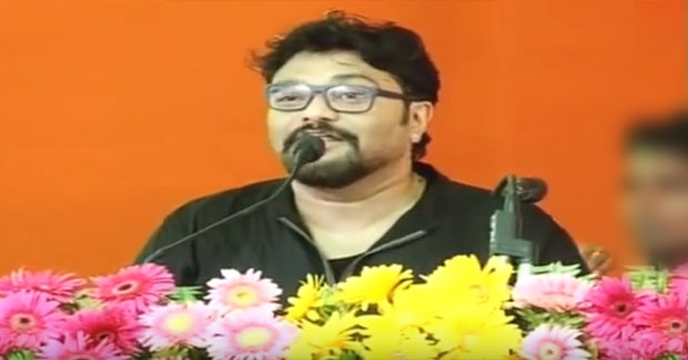 Babul Supriyo singing an Odia song at Digi Dhan Mela in Puri