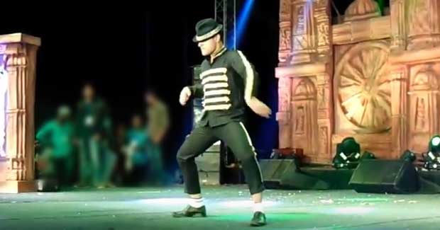 Harihar Dash performs dance at 22nd State Youth Festival in Puri