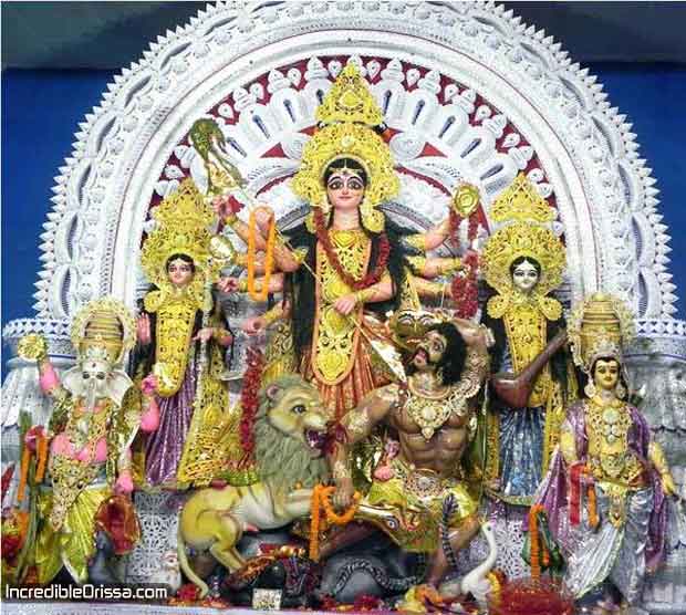 Nayapalli Durga idol