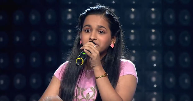 Neha Niharika Kar from Odisha in The Voice India Kids show on AndTV