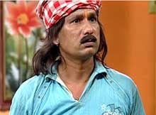 Papu as Sadhi Bala in Ding Dung Excuse Me