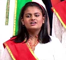Ananya Nanda sings ‘Jana Gana Mana’ in Indian Idol Junior 2