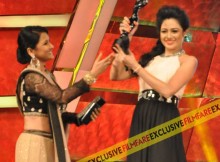 Archita with Filmfare (Oriya) Award