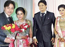 Babushan and Trupti marriage reception photo