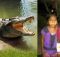 Odisha girl saves elder sister from crocodile