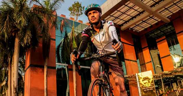 Odisha man cycled 3520 km from Kanyakumari to Himachal Pradesh
